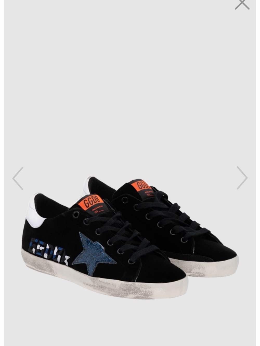 Golden Goose Superstar Black Suede Sneakers
